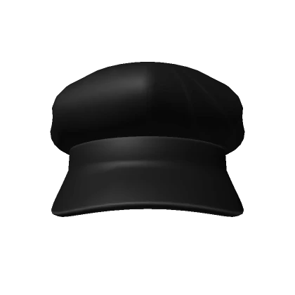 Black Newsboy Cap