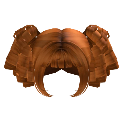 ♡ Cute ginger loopsy curly doll pigtails