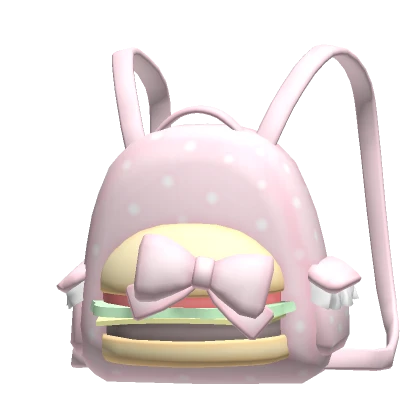 ♡ fast food burger backpack