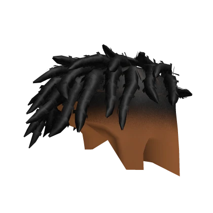 Messy locs Tossed [Black]