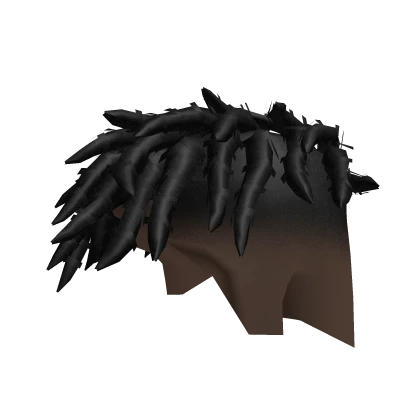 Messy locs Tossed [Black]