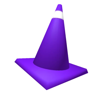 Purple Traffic Cone