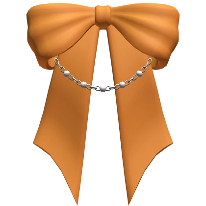 Orange Hair Bow