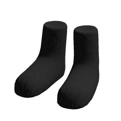 Black Fur Boots