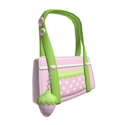 ♡ cutesy pink strawberry school bag ♡