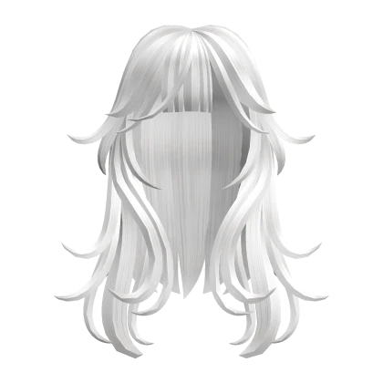 Soft Long White Hair