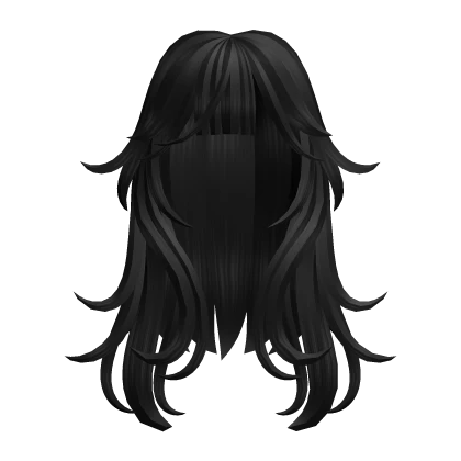 Soft Long Black Hair