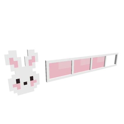  🐇 Pink bunny pixel health bar