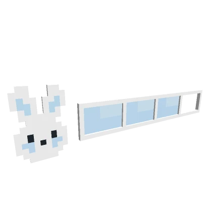  🐇 Blue bunny pixel health bar