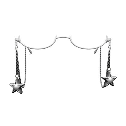 KPOP Idol Half-Circle Glasses - White