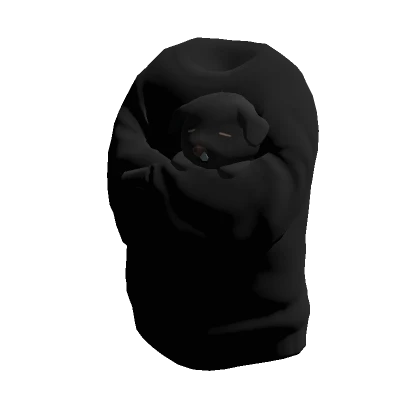 Dog Hugging Sweater (Black)