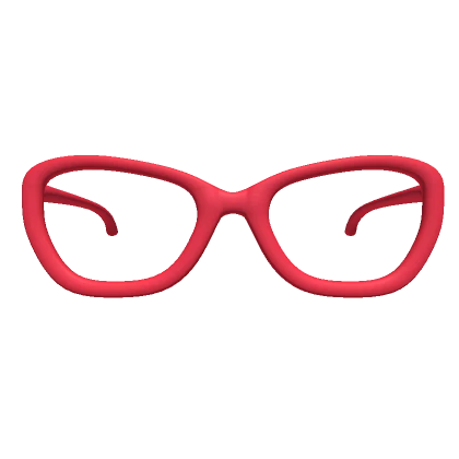 ♡ kawaii simple hime red jelly glasses