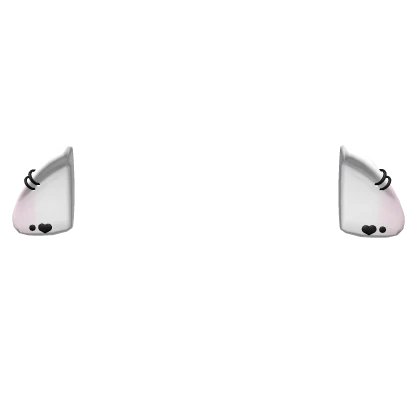 ୨୧: kawaii pierced black droopy ears