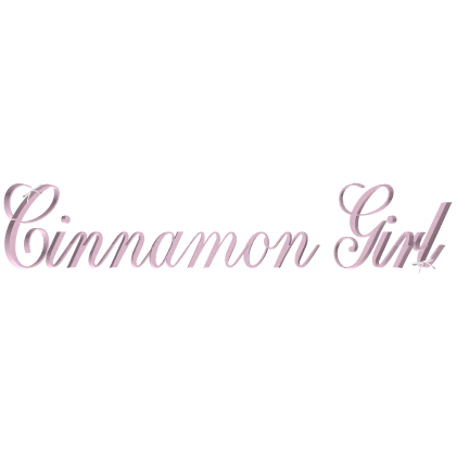 ♡: Cinnamon Girl Cute Pink Text Filter