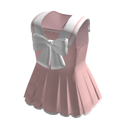 🍀Summer Sailor Dress (Pink)