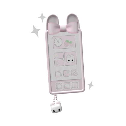 ୨୧: kawaii selfie phone in pink