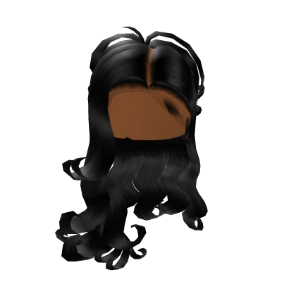 Curly Half Up Ponytail *Black*
