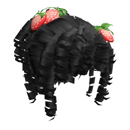 Adi's strawberry shortcake iconic ponytail (black)