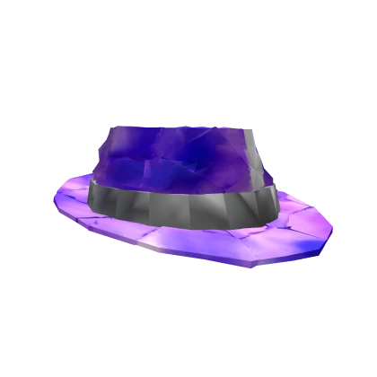 Purple Paper Fedora