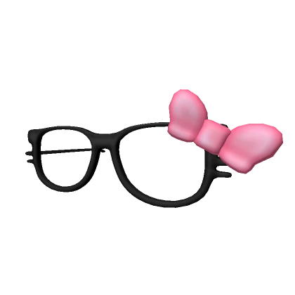 ♡ nerdy kitty glasses in pink ♡