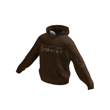 Official Stormzy Brown Hoodie