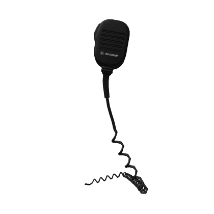 Left Shoulder Oval Radio Mic
