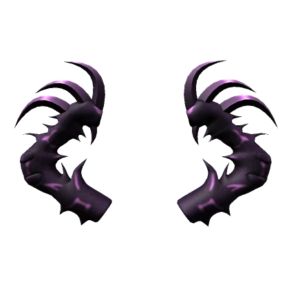 Purple Spiked Horns