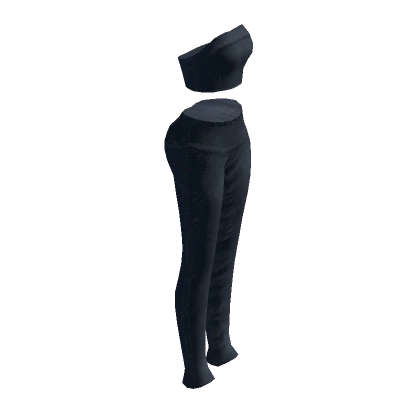 Y2K Dark Denim Boot Flair Leggings