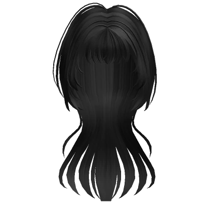 cute black jellyfish hair