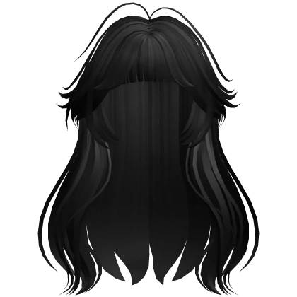 Long Wavy Black Hair
