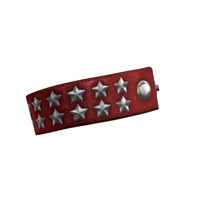 Star Studded Bracelet Red