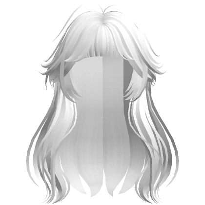 Long Wavy White Hair