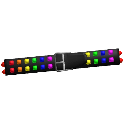 Rainbow Studded Scene Belt 3.0