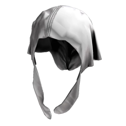 white silky untied durag