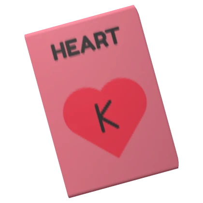 Blossom Book Heart With K