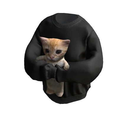 El Gato Hugging Sweater Black - Cat