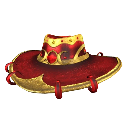 Royal Ruby Starlight Outlaw Hat