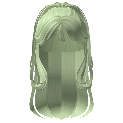 ♡ Majestic Waterfall in Light Green