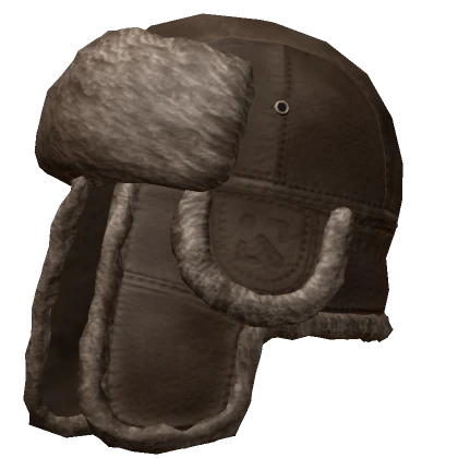 Brown Grunge Fluffy Ushanka