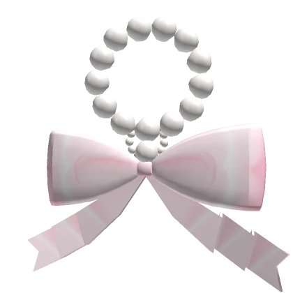 ♡ Dainty pink satin bow & pearl earrings