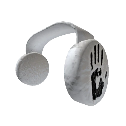 White Hellprint Headphones