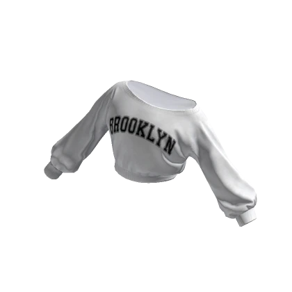 Brooklyn Off Shoulder Sweater White