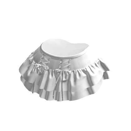 White Ruffle Skirt