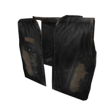 Worn Leather Vest