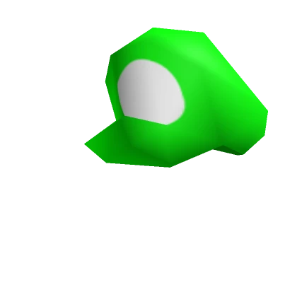 Slim Lowpoly Green Cap