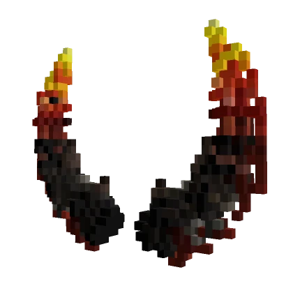 8-Bit Flaming Horns