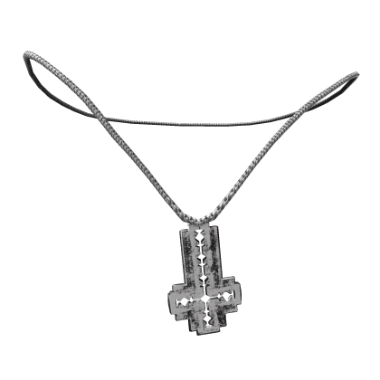 Cross Razor Chain Necklace (1.0)