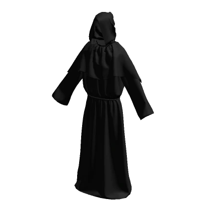 Black Hooded Robe