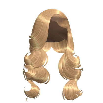 Curly Deep Side Part *Blonde*