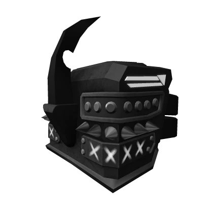 Cyber Demon Pauldron | Right, Black